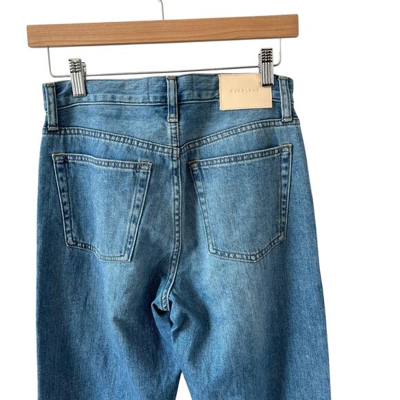 Everlane The Super-Soft Relaxed Straight Leg Jean in Vintage Light Blue 24 NWT - Picture 10 of 14